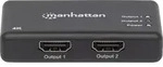 Manhattan 207669 2 Port HDMI-Splitter 4096 x 2160 Pixel Schwarz