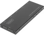Digitus DS-45323 4 Port HDMI-Splitter LED-Anzeige, Metallgeh&auml;use, Ultra HD-f&auml;hig