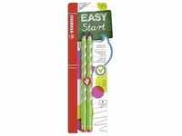 STABILO Dreikant-Bleistifte EASYgraph grün B 2er Set Rechtshänder