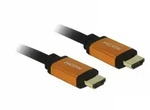 Delock HDMI Anschlusskabel HDMI-A Stecker 1.5 m Schwarz, Gold 85728 dreifach
