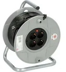 Brennenstuhl 1099160001 Kabeltrommel 50.00m Schwarz Schutzkontakt-Stecker