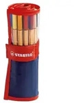 STABILO Fineliner - point 88 - 25er Rollerset - mit 25 verschiedenen Farben