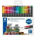 STAEDTLER Doppelfasermaler Duo permanent 36er Set