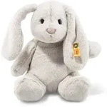 Steiff 080470 - Hoppie Hase, hellgrau, Pl&uuml;sch, 28 cm
