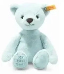 Steiff 242144 - My first Steiff Teddyb&auml;r, blau, Pl&uuml;sch, 26 cm