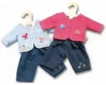 Puppen-Jacke mit Jeans, Gr. 35-45 cm