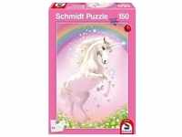 Schmdit 56354 - Rosa Einhorn, Kinderpuzzle, Puzzle, 150 Teile