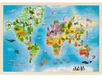 Einlegepuzzle Welt
