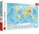 Puzzles - "1000" - Physische Weltkarte