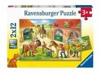 Ravensburger Kinderpuzzle - 05178 Ferien auf dem Pferdehof - Puzzle für Kinder ab 3