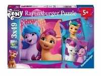 Ravensburger Kinderpuzzle - My little Pony Movie - 3x49 Teile. Puzzle für Kinder ab
