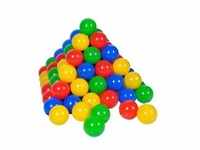 Knorrtoys 56790 - Ballset 300 bunte Plastikbälle für Bällebad, 6 cm Durchmesser