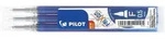PILOT Mine FriXion Point blau, 3er Set