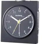 Techno Line Model Q schwarz Quarz Wecker Schwarz (matt) Alarmzeiten 1