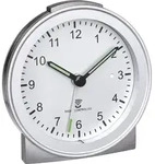 TFA Dostmann 60.1517.54 Funk Wecker Silber Alarmzeiten 1 Fluoreszierend Zeiger