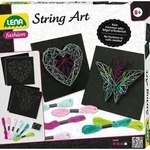 String Art Schmetterling & Herz, Faltschachtel