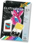 folia Glitterpapier 70g/m2 23x33cm 10 Blatt