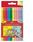 Faber-Castell Filzstifte Grip Neon + Pastell, 10er Set