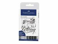 Faber-Castell Tuschestifte Pitt Artist Pens Lettering, 9er Set Starter