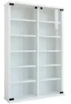 Holz CD DVD Stand Regal Schrank Roma Glast&uuml;r