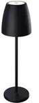 Megatron MT68050 TAVOLA LED-Au&szlig;entischlampe 2W Warmwei&szlig; Schwarz