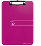 Herlitz Klemmbrett Polystyrol A4, Opak Beere