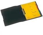 Herlitz Ringbuch PP A4 2 Ringe 25mm, opak schwarz