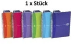 OXFORD Spiralbuch MyColours A5, liniert, 90 Blatt, 90 g/m2, 1 St&uuml;ck sortiert