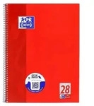 OXFORD Collegeblock A4+ 80 Blatt, kariert mit Rand links und rechts, 90 g/m2, 4fach