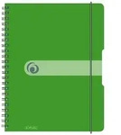 Herlitz Spiralblock A4 to go 80 Blatt kariert apfel