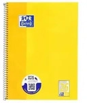 OXFORD Collegeblock A4+ 80 Blatt, kariert mit wei&szlig;em Rand rechts, 90 g/m2, 4fach