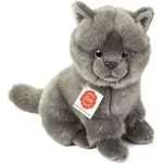Teddy Hermann 91825 - Katze Kart&auml;user sitzend, Pl&uuml;schtier, 20 cm