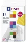 STAEDTLER FIMO ofenh&auml;rtende Modelliermasse FIMO soft 8023 Basic Colours, 12 x...