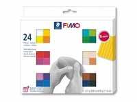 STAEDTLER Modelliermasse FIMO® soft "Basic Colours" 24er Set