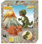 Hama B&uuml;gelperlen midi Box 3D Dino 2500 St&uuml;ck Geschenkpackung