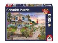 Schmidt 58990 - Das Strandhaus, Puzzle, 1000 Teile