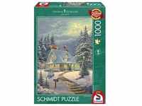 Schmidt 59935 - Thomas Kinkade Studios, Am Heiligabend, Puzzle, 1000 Teile