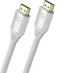 Oehlbach HDMI Anschlusskabel HDMI-A Stecker, HDMI-A Stecker 0.75 m Wei&szlig; D1C92488 8K