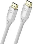 Oehlbach HDMI Anschlusskabel HDMI-A Stecker, HDMI-A Stecker 3.00 m Wei&szlig; D1C92494 8K