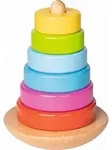 goki Stapelturm, bunt aus Holz