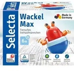 Selecta 61066 - Stehaufm&auml;nnchen, Wackel Max, Greifling, Holz, 13 cm