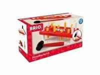 BRIO® 30525 - Rote Klopfbank, Motorikspielzeug