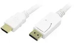 LogiLink DisplayPort / HDMI Adapterkabel DisplayPort Stecker, HDMI-A Stecker 2.00 m
