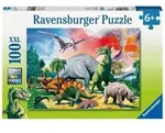 Puzzle Ravensburger Unter Dinosauriern 100 Teile XXL