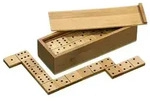 Domino Doppel 6 Holzbox 17x5x4cm