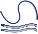 Donau Elektronik MLK60 Kurvenlineal Kunststoff, Stahl Blau 60cm