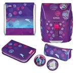Herlitz Schulranzen FiloLight Plus Sea Bubbles 16 Liter bef&uuml;llt