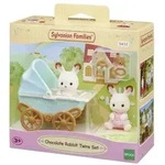 Sylvanian Families 5432 - Schokoladenhasen Zwillinge mit Kinderwagen