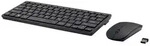 Renkforce RF-KMC-410 Kabellos Tastatur, Maus-Set Deutsch, QWERTZ Schwarz