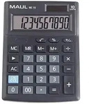 Maul MC 10 Tischrechner Schwarz Display (Stellen): 10 batteriebetrieben,